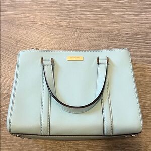 LIKE NEW! Kate Spade Newbury Lane Small Loden Satchel - Baby Blue